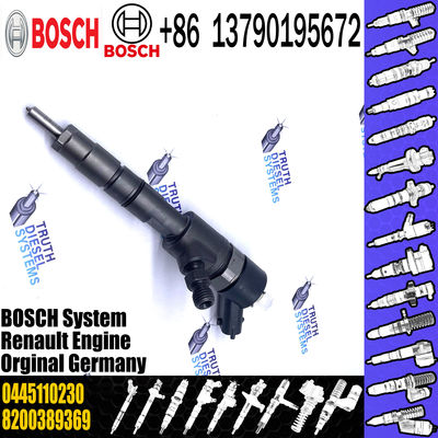 Diesel Common Rail Fuel Injector 0445110230 for nozzle DLLA143P1448 with valve F00VC01317