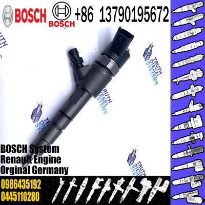 0445110280 BOSCH Diesel Injector New Common Rail Injector Assembly 0986435192