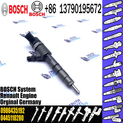 0445110280 BOSCH Diesel Injector New Common Rail Injector Assembly 0986435192