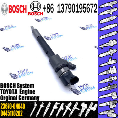 23670-0N040 Bosch Diesel Fuel Injectors 0445110262 For Toyota Yaris 1.4d