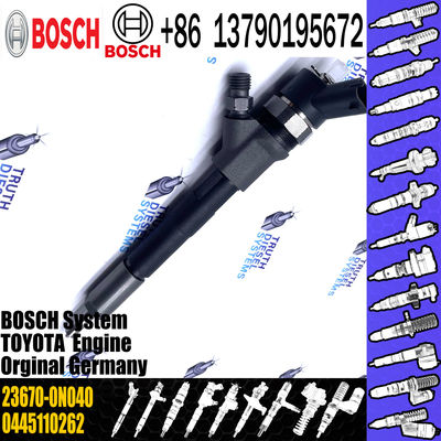 23670-0N040 Bosch Diesel Fuel Injectors 0445110262 For Toyota Yaris 1.4d