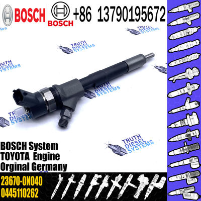 23670-0N040 Bosch Diesel Fuel Injectors 0445110262 For Toyota Yaris 1.4d