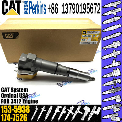 Excavator Parts 3412 Engine injectors 179-6020 153-5938 1796020 1535938 Fuel Nozzle 198 6877 2321175 2321173