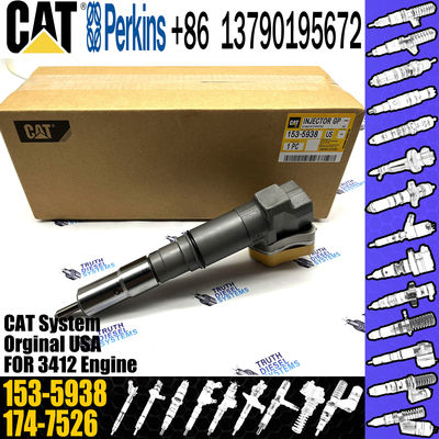 Excavator Parts 3412 Engine injectors 179-6020 153-5938 1796020 1535938 Fuel Nozzle 198 6877 2321175 2321173