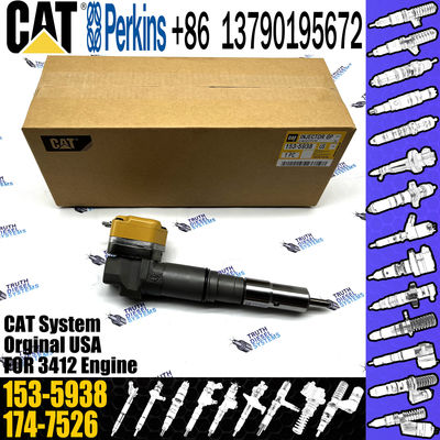 Excavator Parts 3412 Engine injectors 179-6020 153-5938 1796020 1535938 Fuel Nozzle 198 6877 2321175 2321173