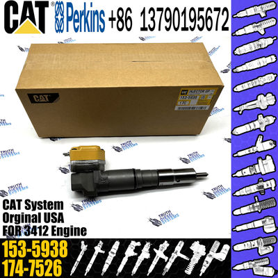 Excavator Parts 3412 Engine injectors 179-6020 153-5938 1796020 1535938 Fuel Nozzle 198 6877 2321175 2321173