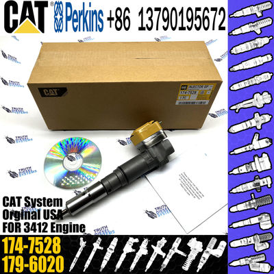 3412E Engine Diesel Injector 174-7526 232-1183 Common Rail Injector 174-7528