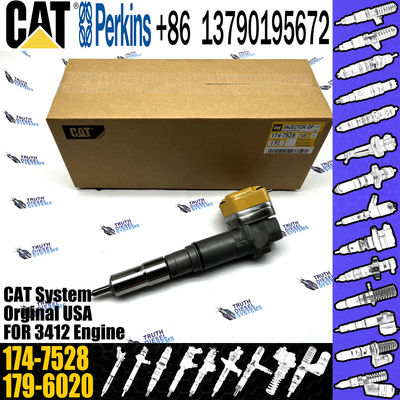 3412E Engine Diesel Injector 174-7526 232-1183 Common Rail Injector 174-7528