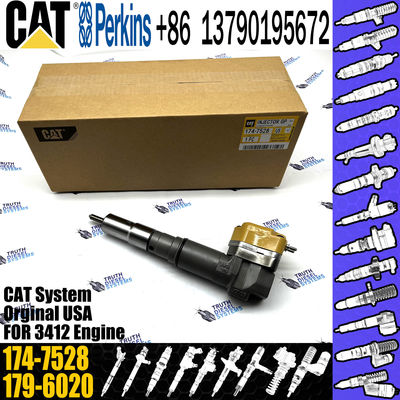 3412E Engine Diesel Injector 174-7526 232-1183 Common Rail Injector 174-7528