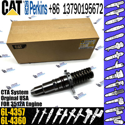 6L4357 0R-3052 6L-4357 0R-2925  common rail diesel fuel injector for Caterpillar 3508 3512 3516 3524 Engine CAT injector