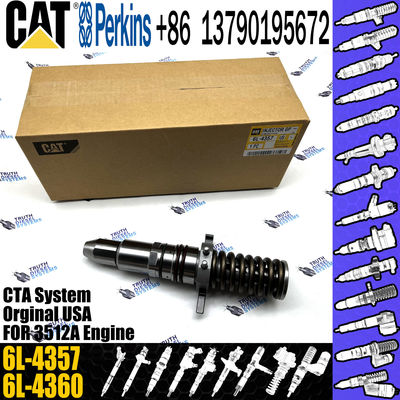 6L4357 0R-3052 6L-4357 0R-2925  common rail diesel fuel injector for Caterpillar 3508 3512 3516 3524 Engine CAT injector