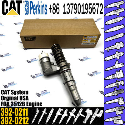 common rail injector 392-0211 392-0211 3920211 CAT 10R1279 10R-1279 FOR c3508 3512 3516 0R8616 20R-0849 139-5221