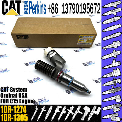 Cat Excavator Diesel fuel Inyectores Common Rail Injector 10R1274 2394908 10R-1274 239-4908 For Caterpillar C15 Engine