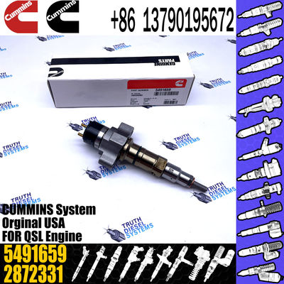 4359204 5491659 Diesel Engine Fuel Injector For Cummins Excavator QSL9.3 ISCE Engine 6L