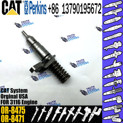 CAT Fuel Injector 127-8207 0R8475 1278207 0R-8475 For Excavator E325B E322B 3114 3116 Engine