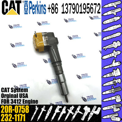 CAT Common Rail Inyector 1747526 174-7526 20R-0758 For CAT Caterpillar 3412