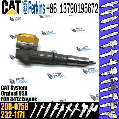 CAT Common Rail Inyector 1747526 174-7526 20R-0758 For CAT Caterpillar 3412