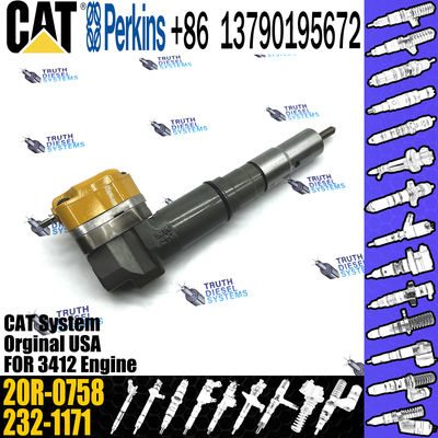 CAT Common Rail Inyector 1747526 174-7526 20R-0758 For CAT Caterpillar 3412