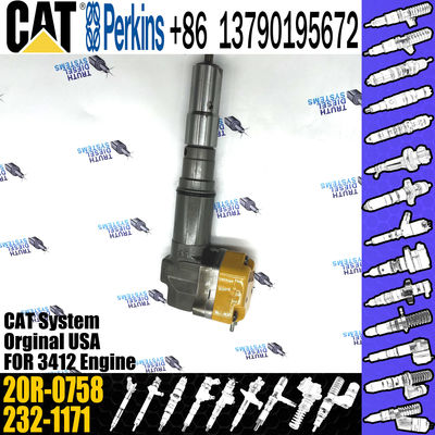 CAT Common Rail Inyector 1747526 174-7526 20R-0758 For CAT Caterpillar 3412