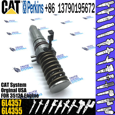 CAT common rail injector 6L4357 for Caterpillar excavator engine 4P9075 0R3051 7E6408 9Y3773