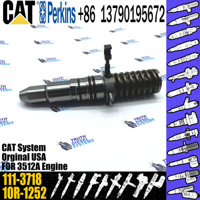 CAT Engine Excavator Common Rail Fuel Injector 111-3718 1113718 0R-8338 0R8338 For Caterpillar 111-3718