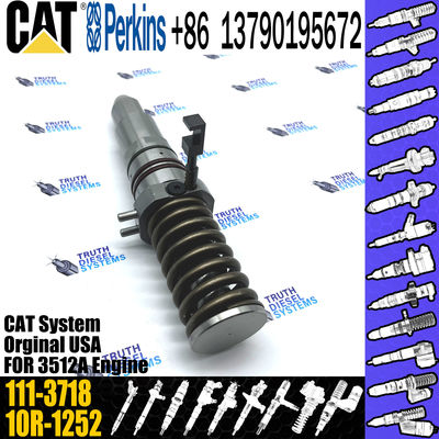 CAT Engine Excavator Common Rail Fuel Injector 111-3718 1113718 0R-8338 0R8338 For Caterpillar 111-3718