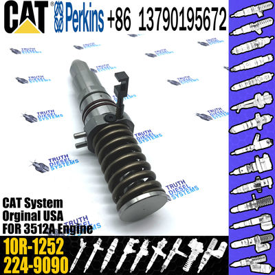 CAT Remanufactured Diesel Fuel Injector 111-3718 0R-8338 224-9090 10R-1252 For Engine 3512A