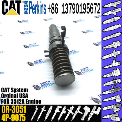 CAT Engine Excavator Diesel Common Rail Fuel Injector 4P-9075 4P9075 0R-3051 for caterpillar 3512A