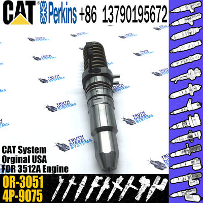 CAT Engine Excavator Diesel Common Rail Fuel Injector 4P-9075 4P9075 0R-3051 for caterpillar 3512A