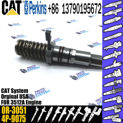 CAT Engine Excavator Diesel Common Rail Fuel Injector 4P-9075 4P9075 0R-3051 for caterpillar 3512A