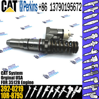 CAT 3512B engine fuel injector 392-0213 392-0216 392-0219 with genuine packing