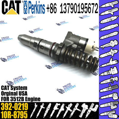CAT 3512B engine fuel injector 392-0213 392-0216 392-0219 with genuine packing