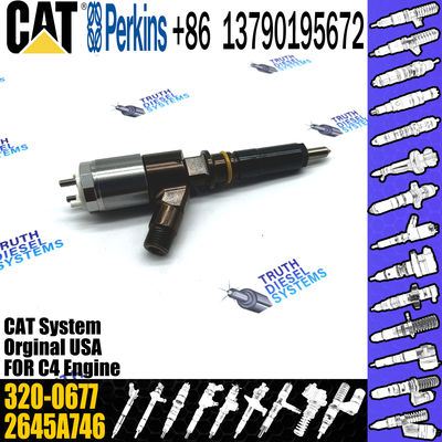CAT Diesel Fuel Injector 10R7671 10R-7671 320-0677 3200677 For CAT Excavator Engine C4