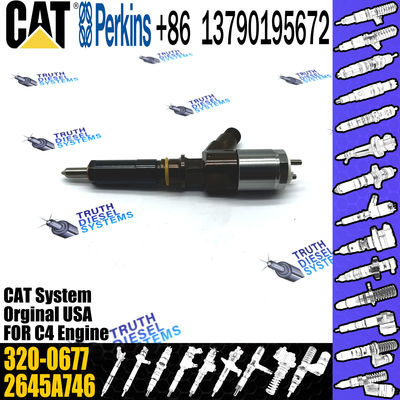 CAT Diesel Fuel Injector 10R7671 10R-7671 320-0677 3200677 For CAT Excavator Engine C4