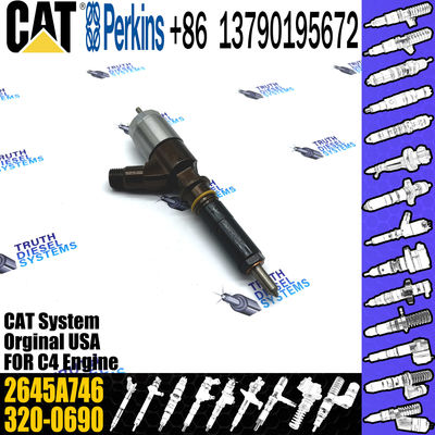 CAT Diesel Engine Fuel Injector 320-0677 10R7671 2645A746 Common Rail Injector 2645A746