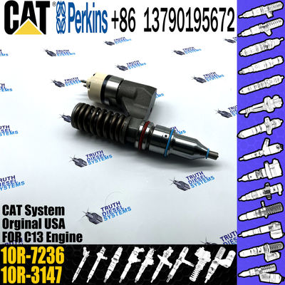 CAT C13 Excavator Inyectores Common Rail Diesel fuel Injector 2490705 249-0705 10R7236 10R-7236 For Caterpillar
