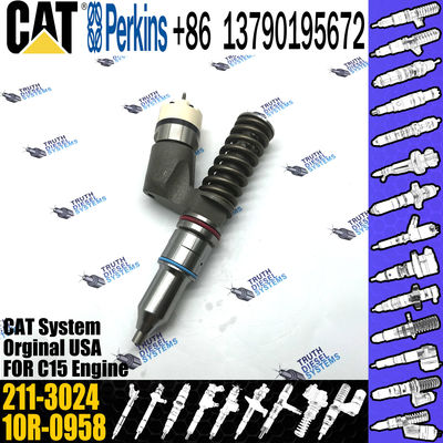CAT diesel injector assembly injector nozzle fuel injector C15 211-3024 2113024 10R8502 10R-0958
