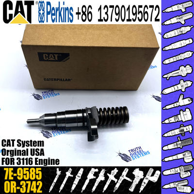 fuel common rail injector 7E-9585 7E9585 0R-3742 for Caterpillar Engine 3116