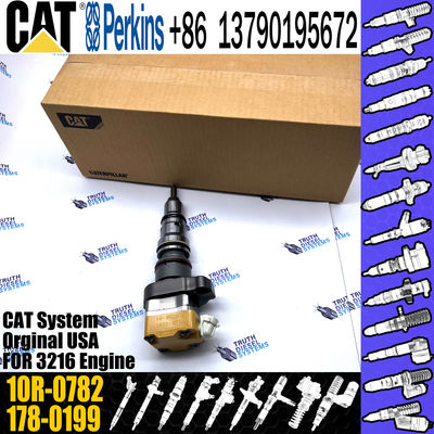 common rail fuel injector 178-0199 10R-0782 for CAT 3216 engine