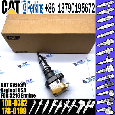 common rail fuel injector 178-0199 10R-0782 for CAT 3216 engine