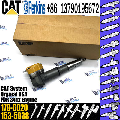 Construction Machinery Parts Diesel 3412E Engine Fuel Injector 174-7528 20R-4148 179-6020