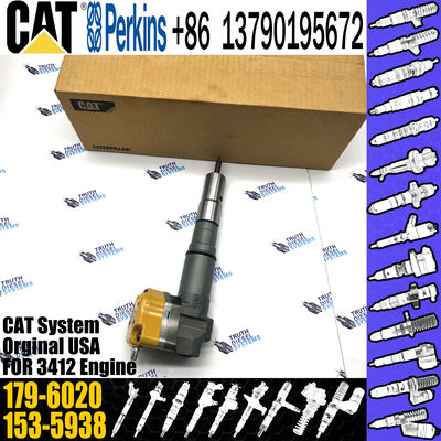 Construction Machinery Parts Diesel 3412E Engine Fuel Injector 174-7528 20R-4148 179-6020