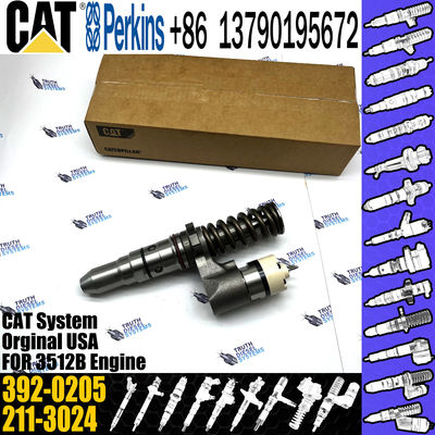 Diesel Fuel Injector 386-1752 386-1766 392-0205 FOR Caterpillar Engine 3512B
