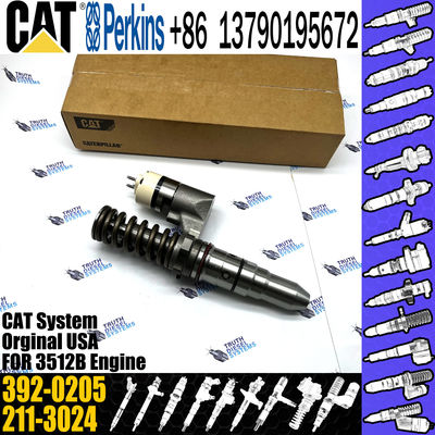 Diesel Fuel Injector 386-1752 386-1766 392-0205 FOR Caterpillar Engine 3512B
