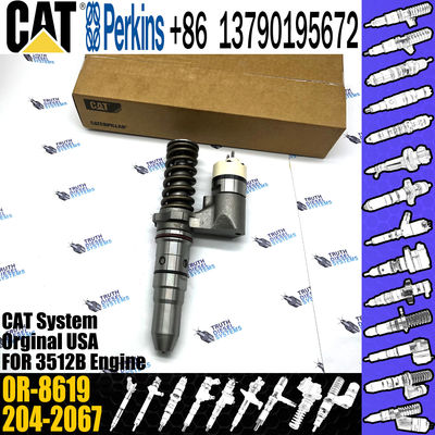 Diesel Fuel Injector 392-0224 20R-1283 150-4453 0R-8619 1504453 0R8619 For Caterpillar 3512B Excavator