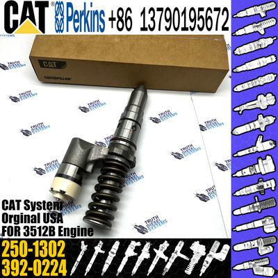 Engine Injector diesel common Rail Fuel Injector 250-1302 10R-1303 for Caterpillar 3512B