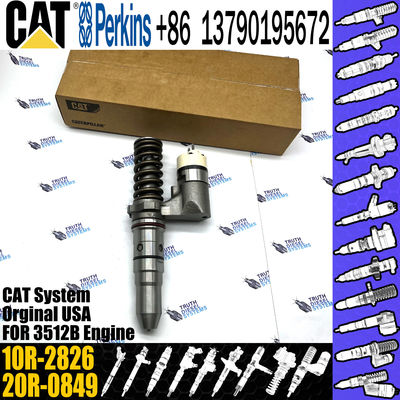 3512B Engine Fuel Injector 249-0746 Common Rail Injector 10R-2826