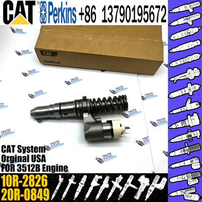 3512B Engine Fuel Injector 249-0746 Common Rail Injector 10R-2826