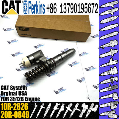 3512B Engine Fuel Injector 249-0746 Common Rail Injector 10R-2826