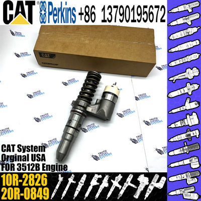 3512B Engine Fuel Injector 249-0746 Common Rail Injector 10R-2826